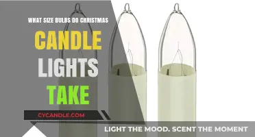Choosing the Right Bulb Size for Your Christmas Candle Lights