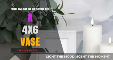 Choosing the Perfect Candle Size for Your 4x6 Vase