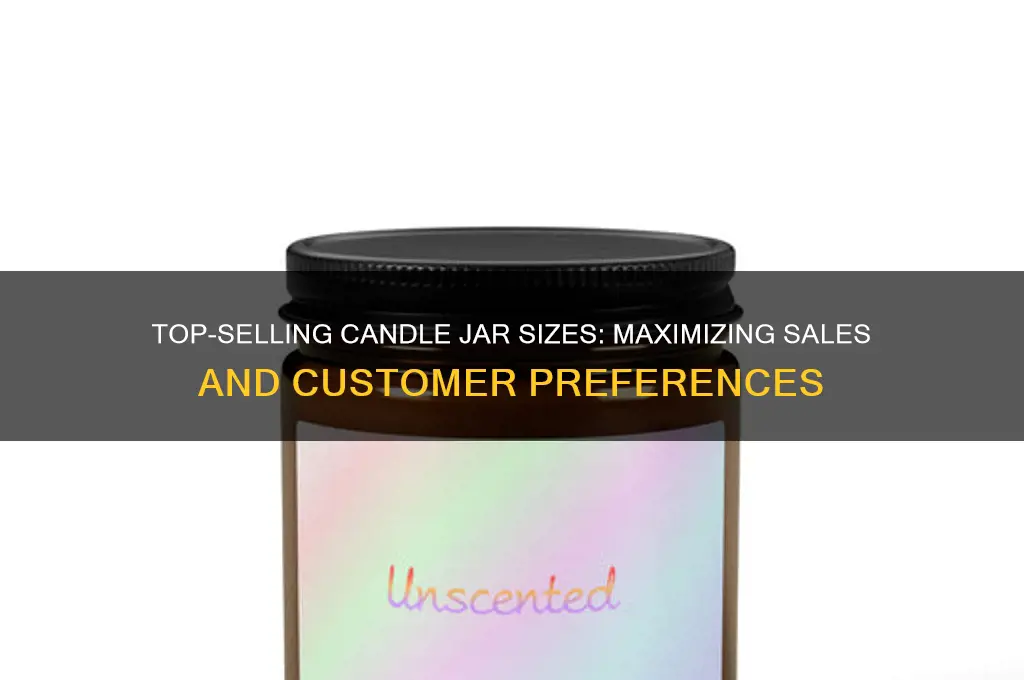 what size candle jar sells the most