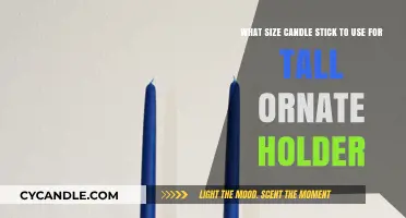 Choosing the Perfect Candle Stick Size for Tall Ornate Holders