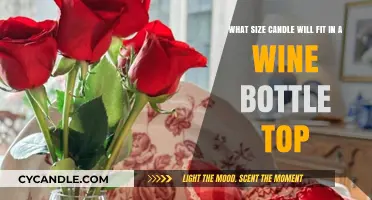 Perfect Fit: Choosing the Right Candle Size for Wine Bottle Tops