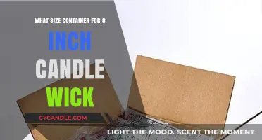 Choosing the Perfect Container Size for Your 8-Inch Candle Wick