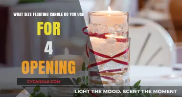 Choosing the Right Floating Candle Size for 4-Opening Centerpieces
