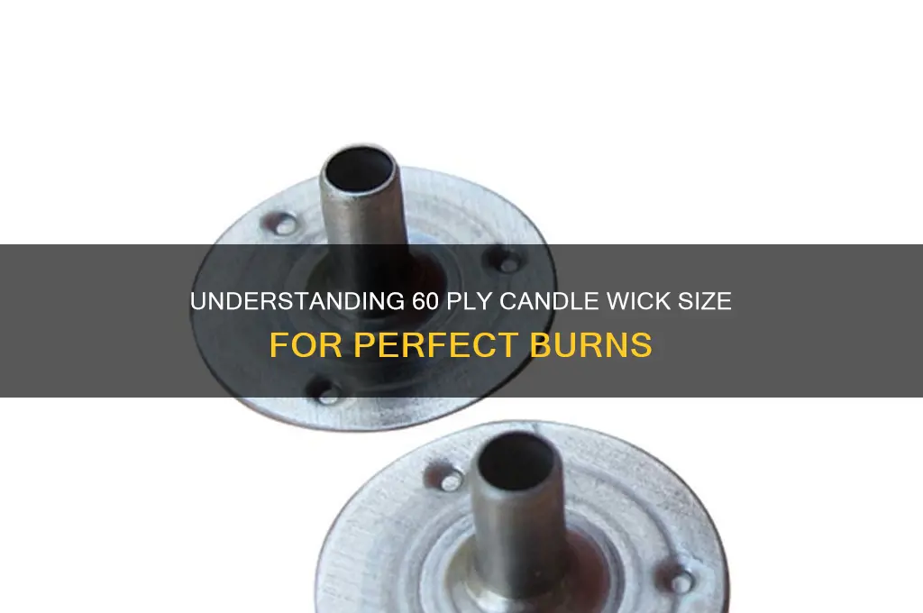 what size is 60 ply candle wick