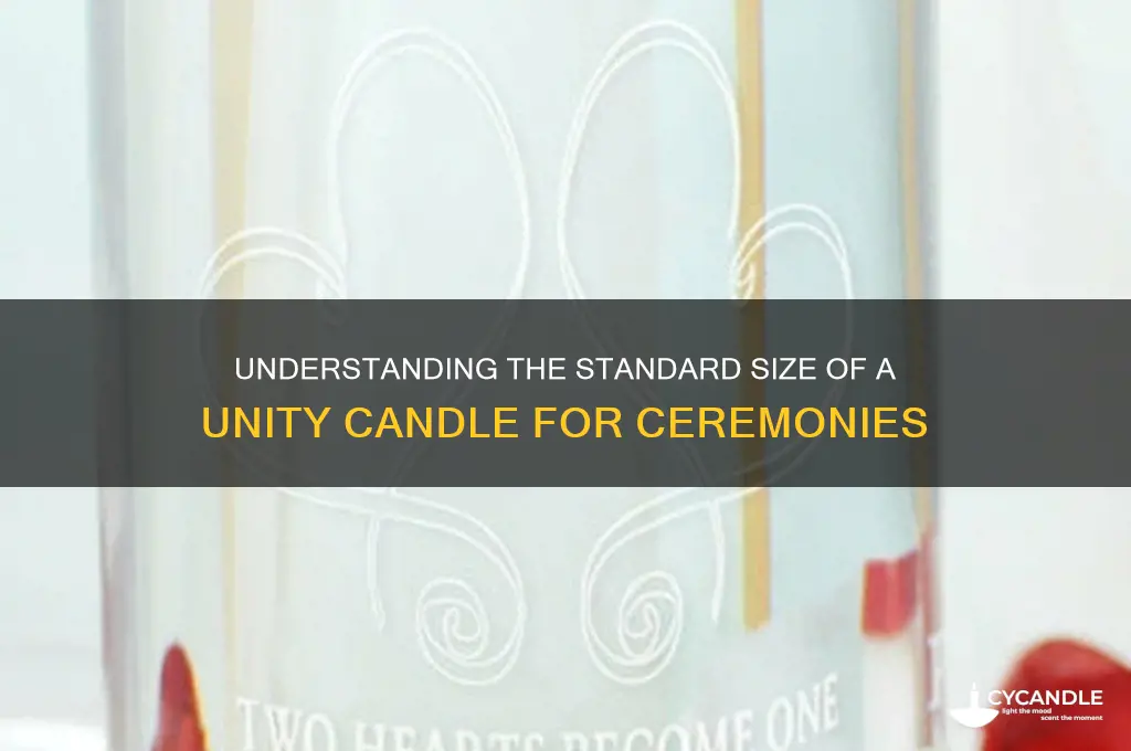 what size is a unity candle
