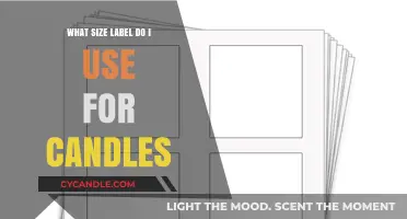 Choosing the Perfect Label Size for Your Candle Creations