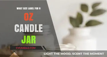 Perfect Label Size for Your 8 oz Candle Jar: A Guide