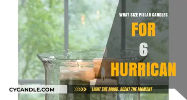 Choosing the Perfect Pillar Candle Size for 6 Hurricane Lanterns