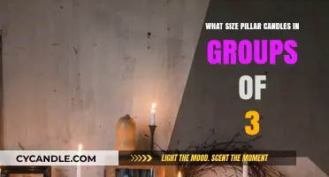 Choosing the Perfect Size for Grouping Pillar Candles in Threes