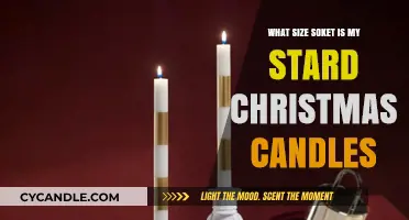 Finding the Perfect Socket Size for Your Star-Topped Christmas Candles