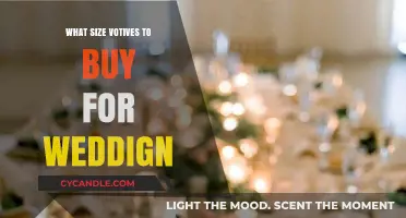 Choosing the Perfect Votive Size for Your Wedding: A Guide