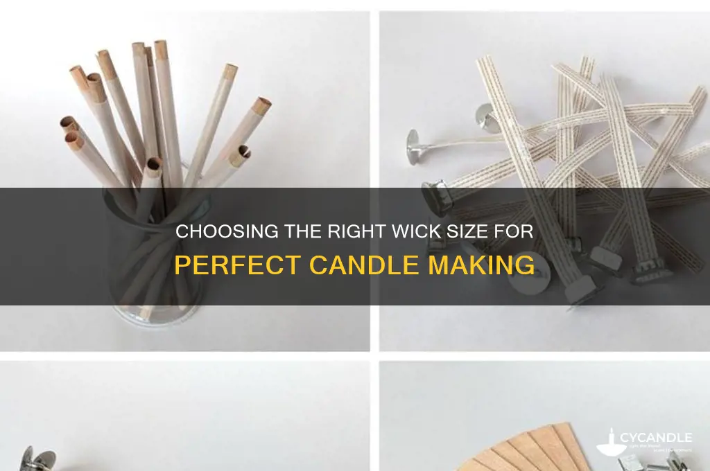 what size wick do i buy for making candles