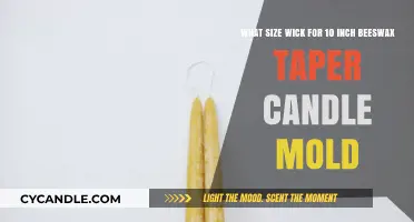 Choosing the Right Wick Size for 10-Inch Beeswax Taper Candles