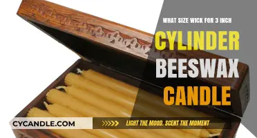 Choosing the Perfect Wick Size for 3-Inch Beeswax Cylinder Candles