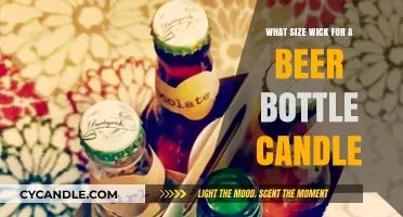 Perfect Beer Bottle Candle: Choosing the Right Wick Size
