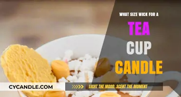 Perfect Tea Cup Candle: Choosing the Right Wick Size Guide