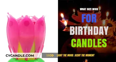 Choosing the Perfect Wick Size for Your Birthday Candles