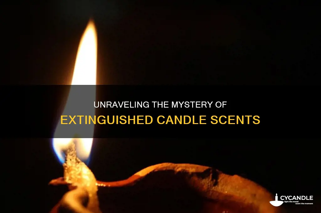what smells like a blown out candle