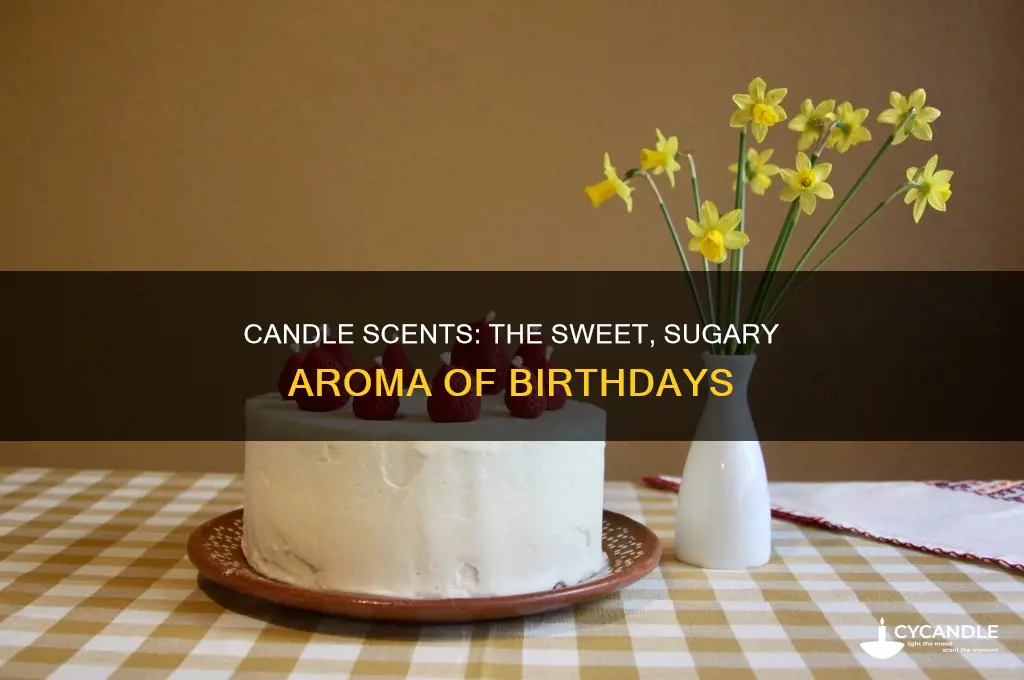 what smells like birthday candles