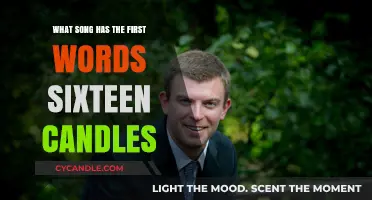 Sweet Sixteen: A Song of First Words and Candles