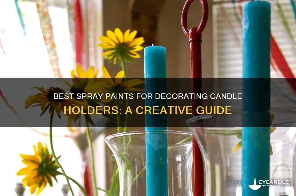 what spray paint can be used on candle holders