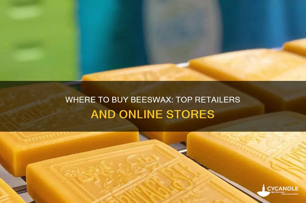 what stores carry beeswax
