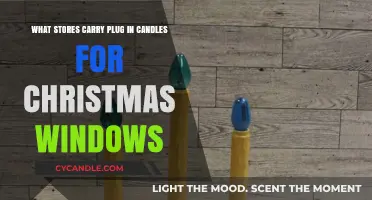 Where to Buy Festive Window Plug-In Candles for Christmas