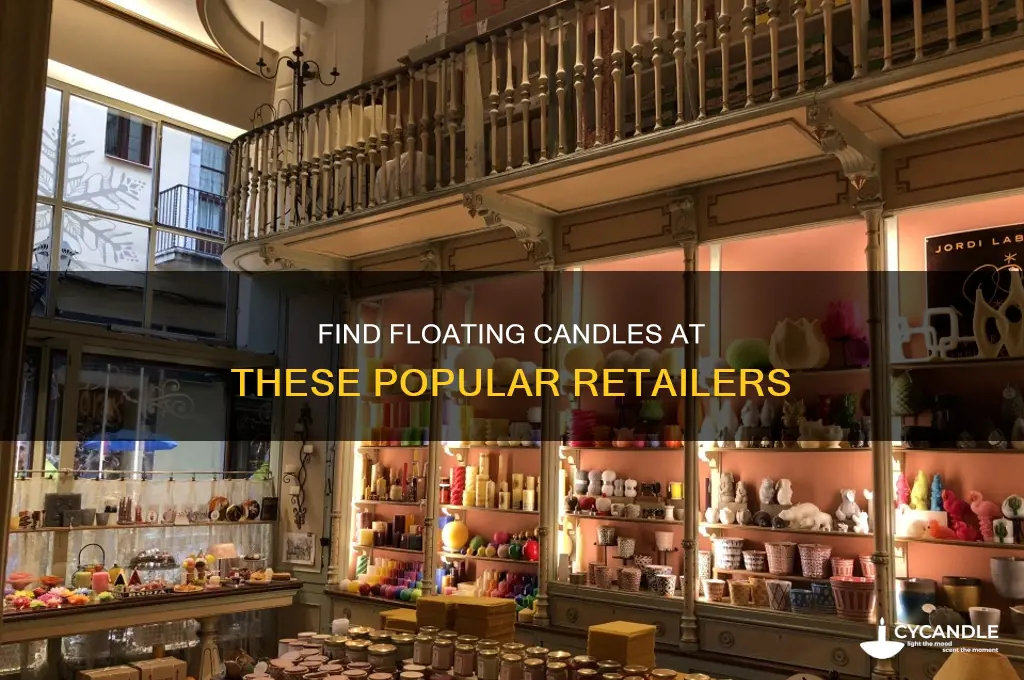 what stores have floating candles