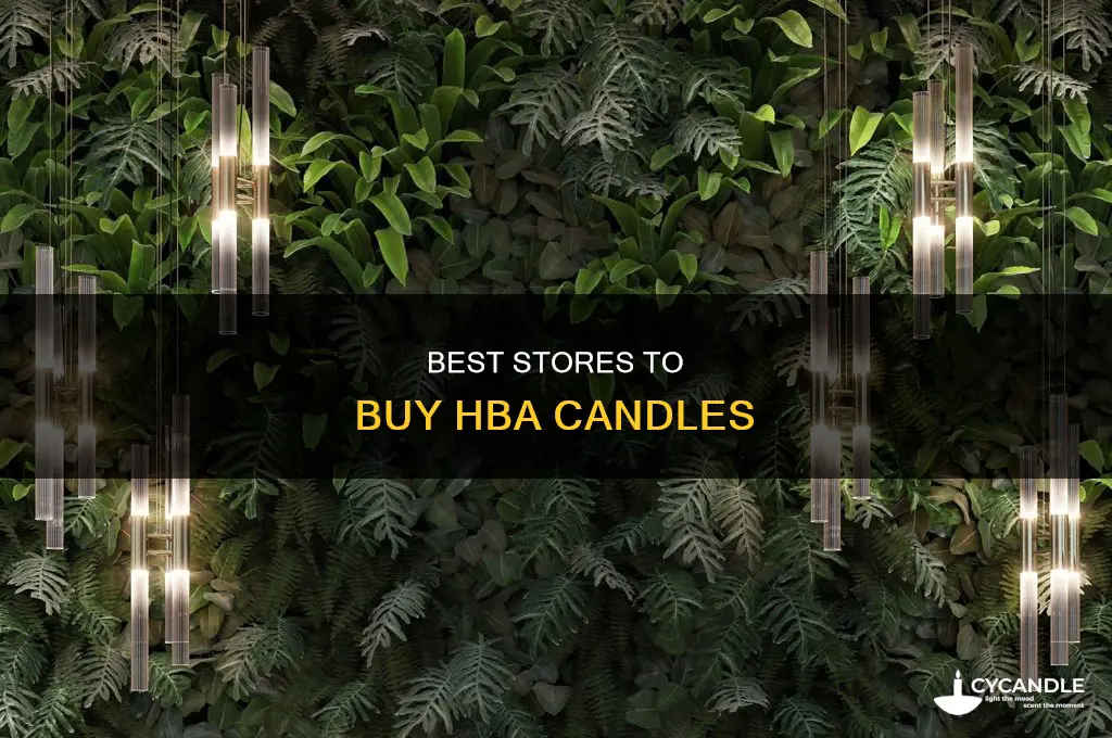 what stores sell hba candles