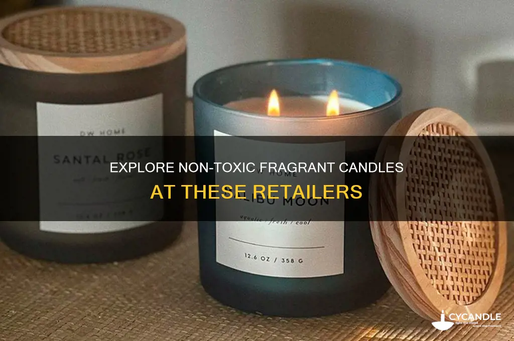 what stores sell non toxic fragrant candles