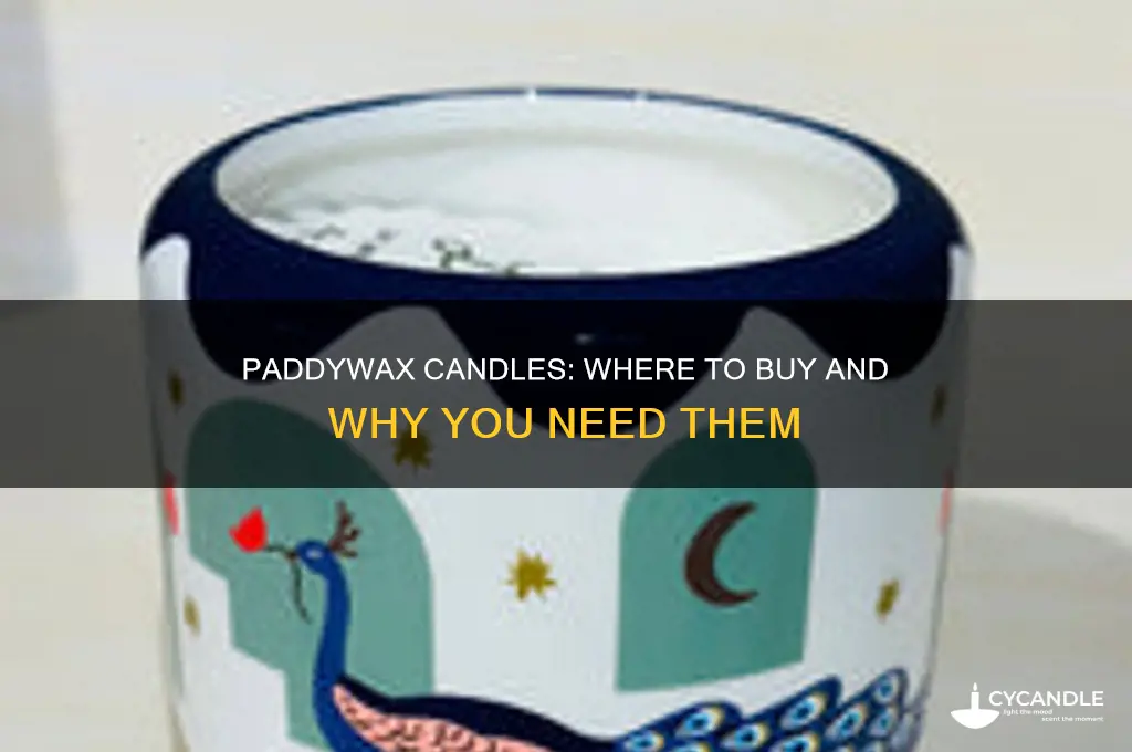 what stores sell paddywax candles