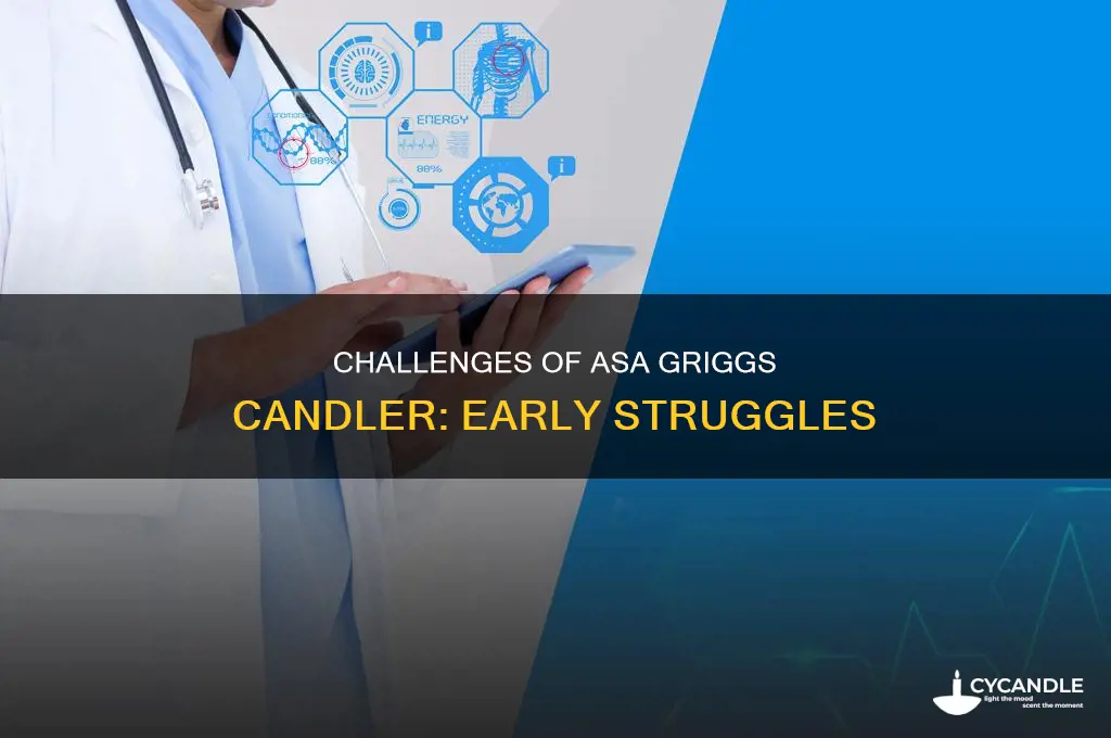 what struggles asa griggs candler face early on