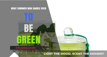 Why Summer BBW Candle's Green Hue Disappeared: A Scent Memory