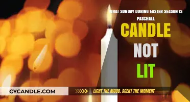 The Paschal Candle: When It Remains Unlit on Easter Sundays