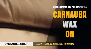 Staples Carnauba Wax: Ideal Surfaces for Application and Use
