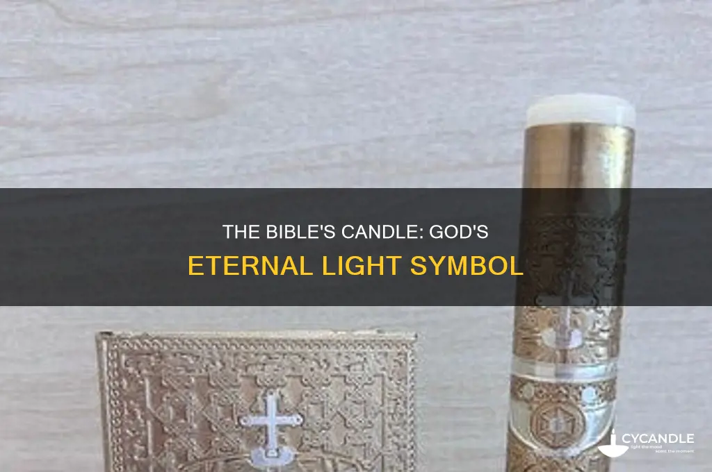 what symbol that god gave in the bible candle