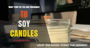 The Ideal Temperature for Adding Fragrance to Soy Candles