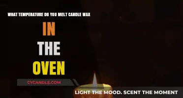 Melting Candle Wax in the Oven: Optimal Temperature Guide