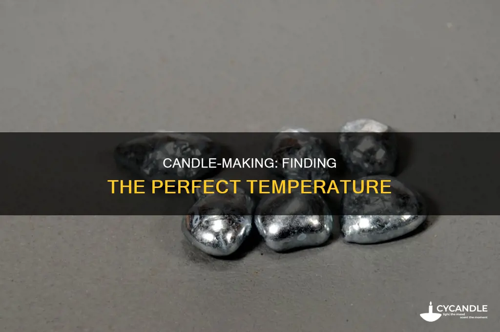 what temperature for candle making