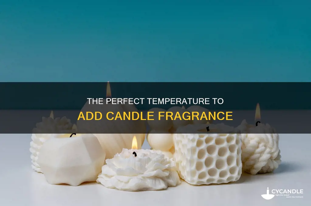 what temperature to add candle freg