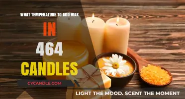 Optimal Wax Pouring Temperature for 464 Soy Candle Wax