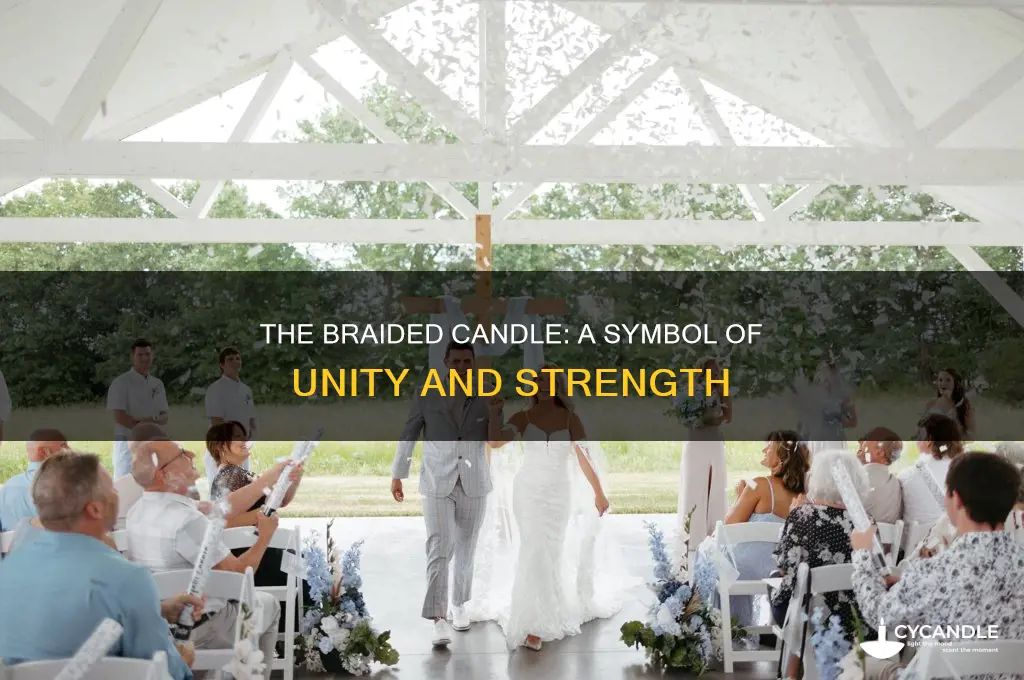 what the braided candle signifies