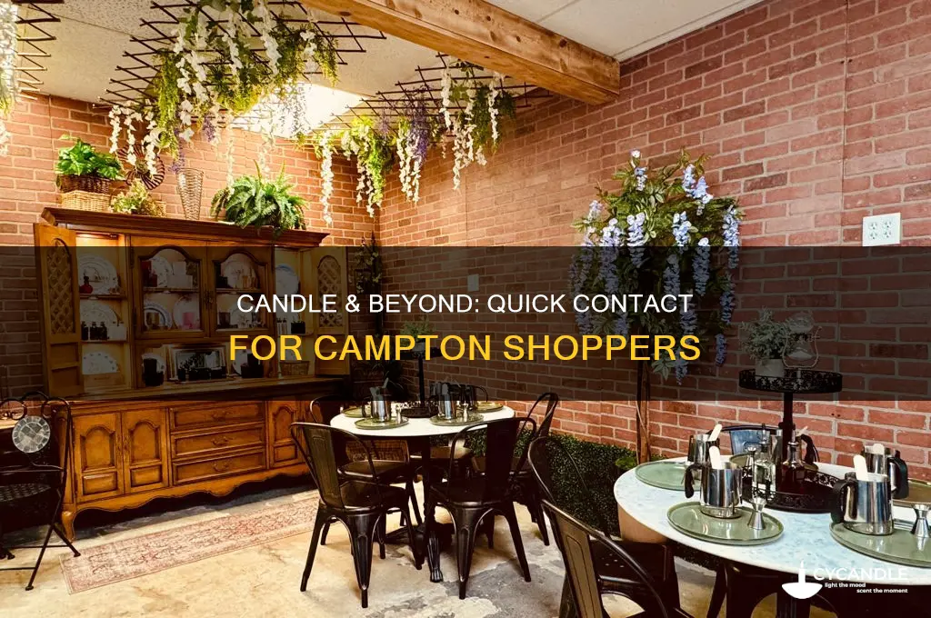what the phone number to candle& beyond in campton