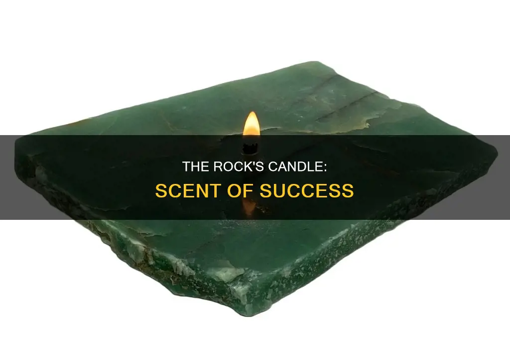 what the rock is cooking candle
