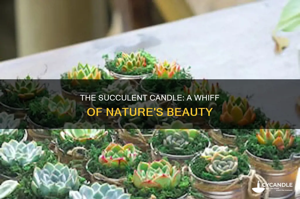 what the succulent candle