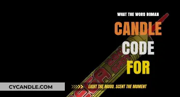 Roman Candles: A Secret Code for Fireworks