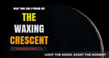 Best Time to Spot the Waxing Crescent Moon in the Sky