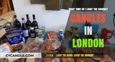Shabbat Candle Lighting Times in London: A Weekly Guide