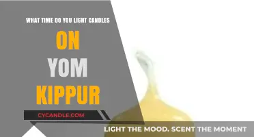 When to Light Yom Kippur Candles: A Guide to Timing