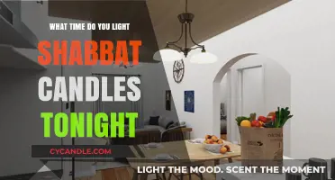 When to Light Shabbat Candles Tonight: A Quick Guide